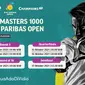 Jadwal dan Live Streaming ATP BNP Paribas Open Indian Wells 2021 di Vidio Pekan Ini