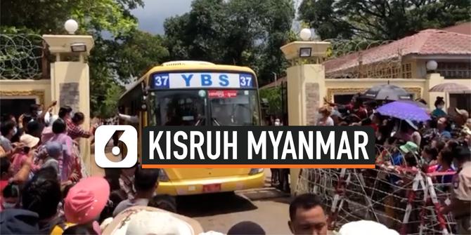 VIDEO: Myanmar Bebaskan 23 Ribu Tahanan di Tahun Baru Buddha