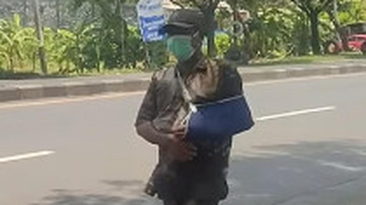 Untuk Menyambung Hidup, Pria Ini Pinjam Uang ke Teman Malah Diusir, Untung Ketemu dengan Ipda Purnomo Langsung Dibantu