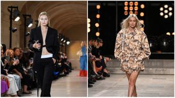 Gaya Gigi Hadid di Paris Fashion Week, Tampil Seksi dan Bernuansa Militer