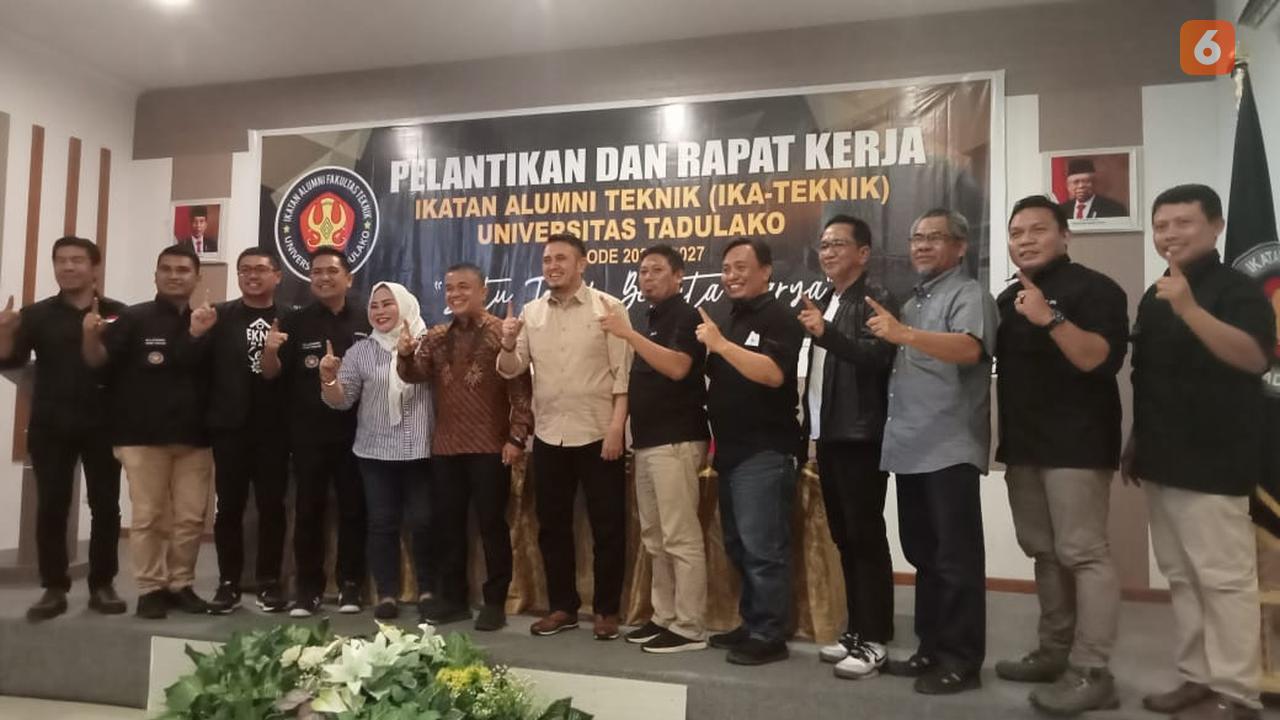 Wali Kota Palu bersama anggota Alumni Teknik Untad