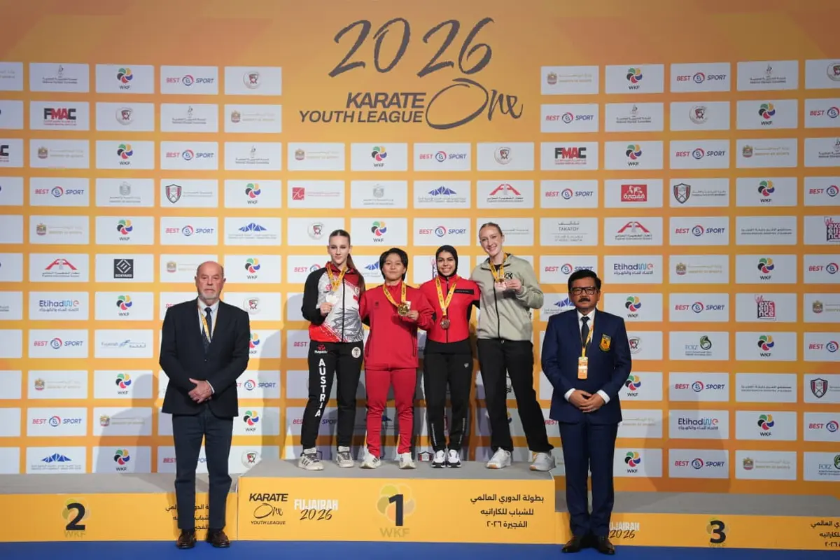 Karateka Muda Indonesia Rebut Emas di WKF Youth League 2026