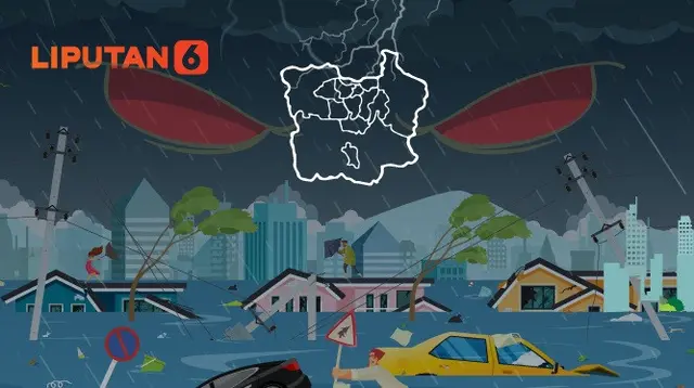 Banner Infografis Warning Banjir Masih Hantui Jabodetabek dan Jurus OMC Menghadangnya.&nbsp;(Liputan6.com/Abdillah)