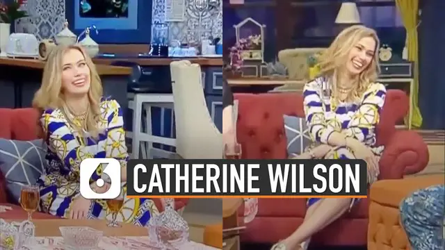 VIDEO: Gelagat Aneh Catherine Wilson di TV, Manajer Angkat Bicara