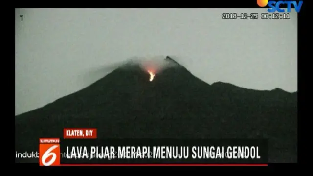 Meski demikian, luncuran lava pijar tidak membuat warga lereng Gunung Merapi takut. Warga di Desa Sidorejo, Kemalang, Klaten, terlihat tetap beraktivitas normal seperti biasa.