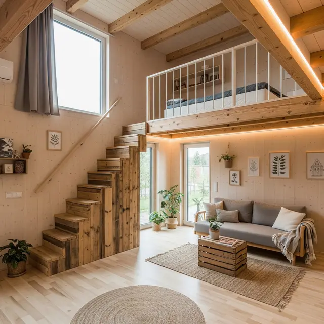 Gambar Rumah Mezzanine Murah tapi Cantik (Gemini AI)