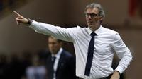Laurent Blanc yang pernah melatih Girondins Bordeaux dan sekarang melatih Paris Saint-Germain mempunyai rasio 25/42 atau 59,5 persen kemenangan. (AFP/Valery Hache)