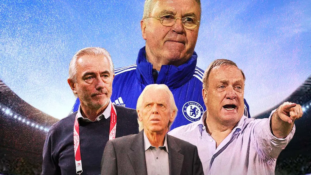Ilustrasi - Guus Hiddink, Dick Advocaat, Bert van Marwijk, Leo Beenhakker