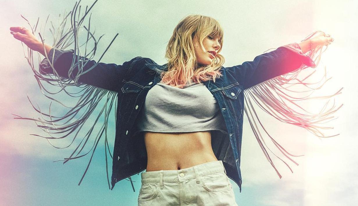 FOTO: Gaya Terbaru Taylor Swift, Makin Manis dengan Warna  