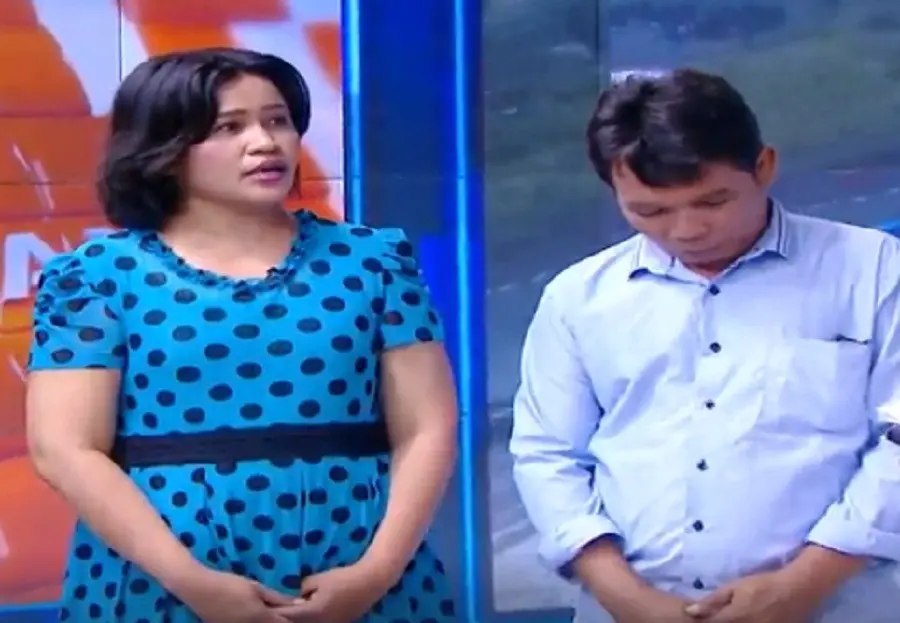 Orangtua bayi Debora, Henny Silalahi dan Rudianto saat wawancara bersama Liputan 6 SCTV.