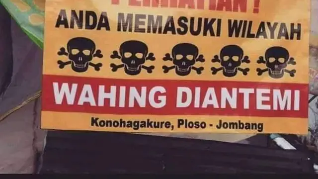 7 Potret Spanduk Nyeleneh di Komplek Perumahan Ini Absurd Banget
