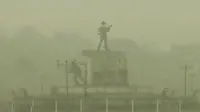 Kabut Asap Terpekat di Palangkaraya