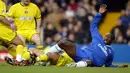 Jimmy Floyd Hasselbaink. Striker asal Belanda ini menjadi top skor Liga Inggris dengan 2 klub berbeda. Yang pertama dilakukannya bersama Leeds United pada musim 1998/1999 dan yang kedua dilakukannya di musim keduanya bersama Chelsea, yaitu musim 2000/2001. (AFP/Jim Watson)