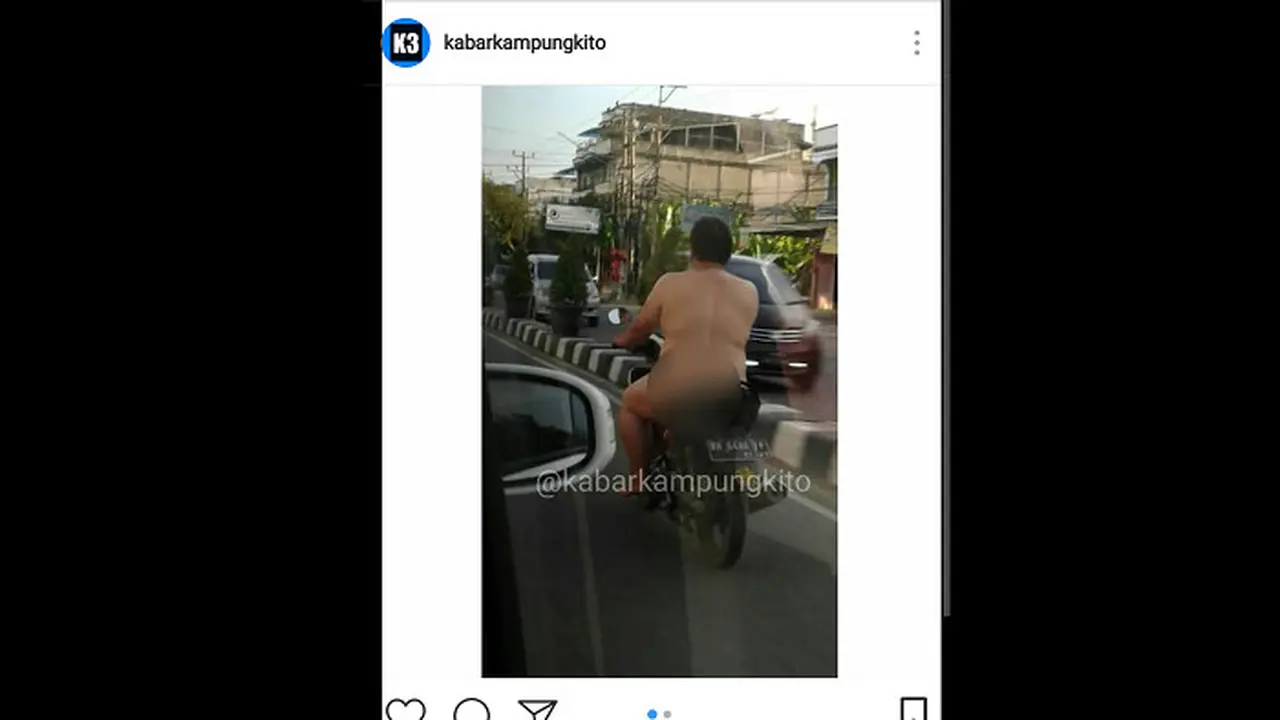 Pria Bugil di Jambi