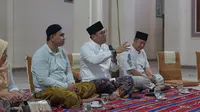 Ketua DPD Partai Gerindra Jawa Tengah Sudaryono melakukan pertemuan dengan politisi Partai Persatuan Pembangunan (PPP) Taj Yasin Maimoen di Pondok Pesantren Al Anwar IV Sarang, Rembang, Jawa Tengah, Selasa malam, 28 Mei 2024. (Ist).