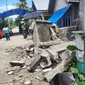 230 rumah rusak di Kabupaten Selayar, Sulawesi Selatan, akibat gempa NTT bermagnitudo 7,4 Selasa (14/12/2021). (dok BNPB)
