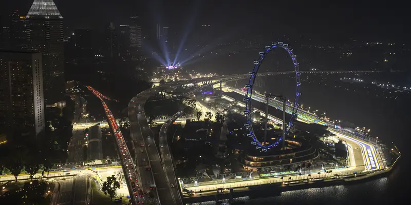 Jelang F1 GP Singapura 2019, Sirkuit Marina Bay Diselimuti Kabut Asap