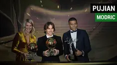 Berita video komentar pujian gelandang Real Madrid asal Kroasia, Luka Modric, untuk pesaingnya, Kylian Mbappe dan Antoine Griezmann, setelah ia menerima trofi Ballon d'Or 2018.