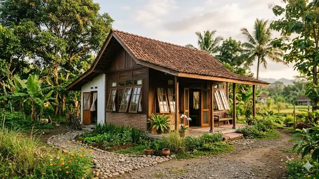 Model Rumah Sederhana di Desa