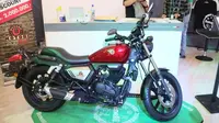 Benelli Motobi Evo 200 melucur di acara GIIAS 2018. (Herdi Muhardi)