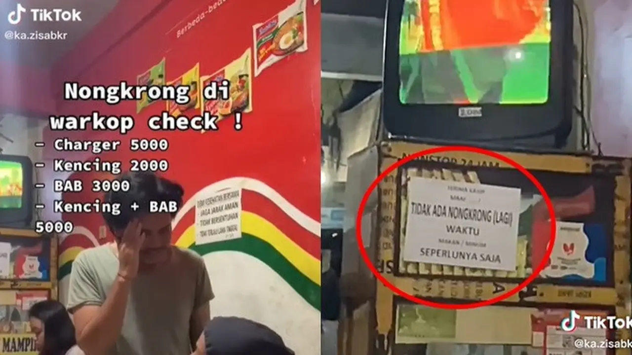 Viral Video Dilarang Nongkrong di Warung Kopi, Nonton TV Harus Bayar