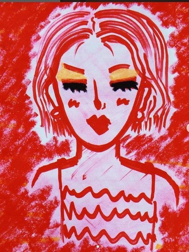 Potret Karya Gambar Aisha (Instagram/@shadjo4)