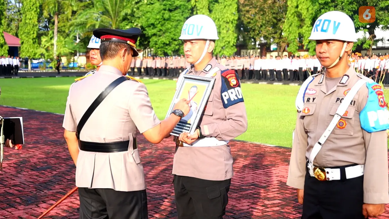 10 anggota Polda Sulsel disanski PTDH (Liputan6.com/Istimewa)