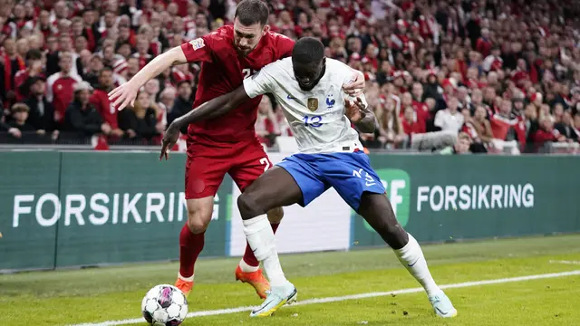 Foto: Pukulan Telak Timnas Prancis Jelang Piala Dunia, Dibungkam Denmark di UEFA Nations League