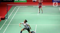 Pemain yang akrab disapa Putri KW itu menang melalui rubber game. (Liputan6.com/Herman Zakharia)