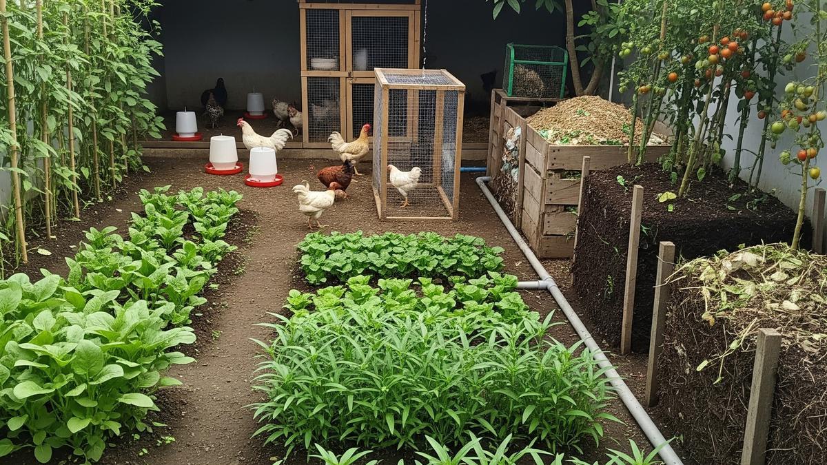 Siklus Pangan Mandiri dari Sayur, Ternak, dan Kompos di Halaman Rumah, Layak Dicoba