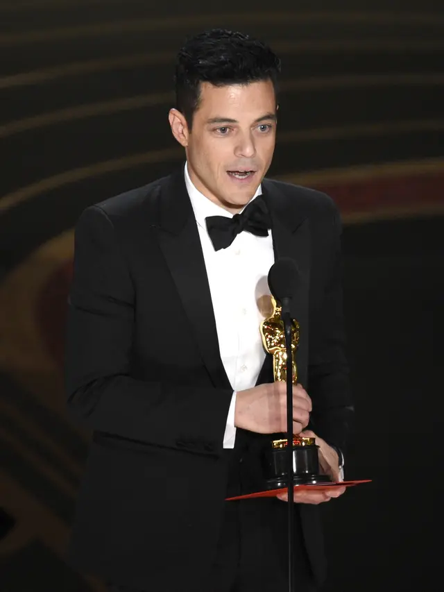 Rami Malek memenangkan Piala Oscar 2019 (Photo by Chris Pizzello/Invision/AP)