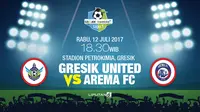 Persegres Gresik United VS Arema FC (Liputan6.com/Abdillah)