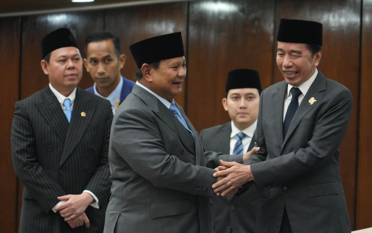 Prabowo Beri Hormat kepada Jokowi Usai Pidato Sidang Tahunan