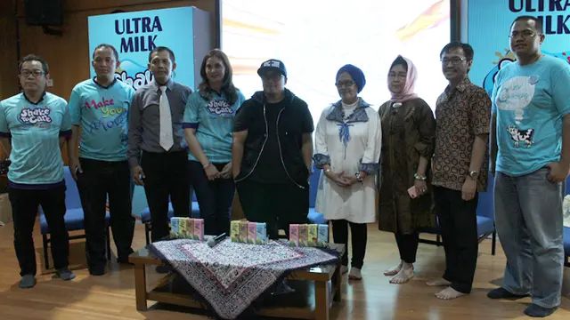 Asyiknya Bergerak dan Minum Milkshake Sambil Berdonasi