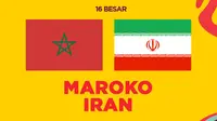Piala Dunia U-17 - Maroko Vs Iran (Bola.com/Adreanus Titus)