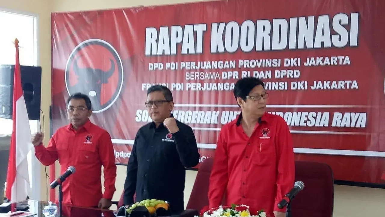 Rapat koordinasi DPD PDIP DKI Jakarta