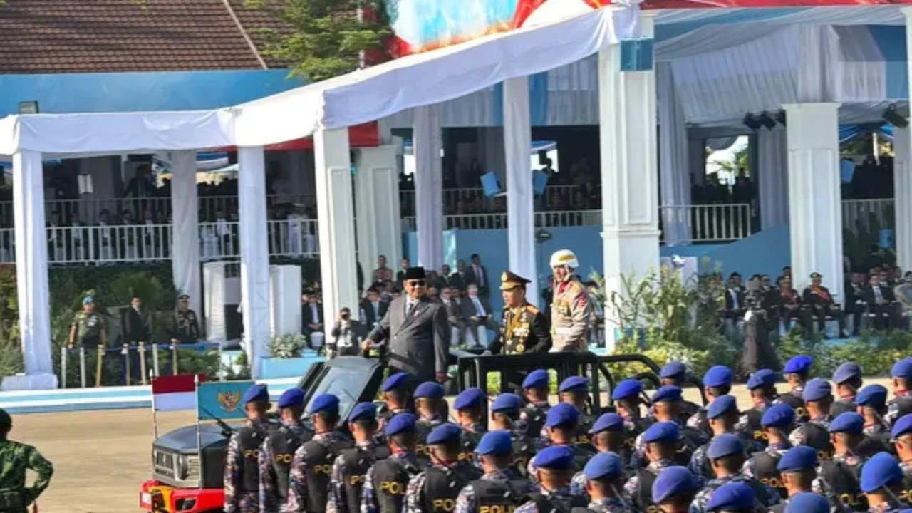 Prabowo: Polri Harus Membela dan Merasakan Penderitaan Rakyat