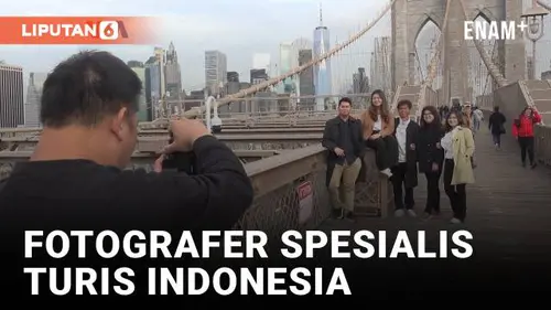 VIDEO: Fotografer Spesialis Turis Indonesia di New York City