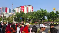 Masyarakat Padati Kawasan Monas hingga Istana Jelang Upacara HUT RI