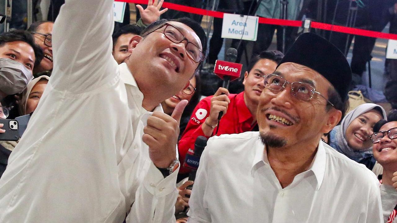 Tampil Kompak, Ridwan Kamil dan Suswono Siap Jalani Pemeriksaan Kesehatan