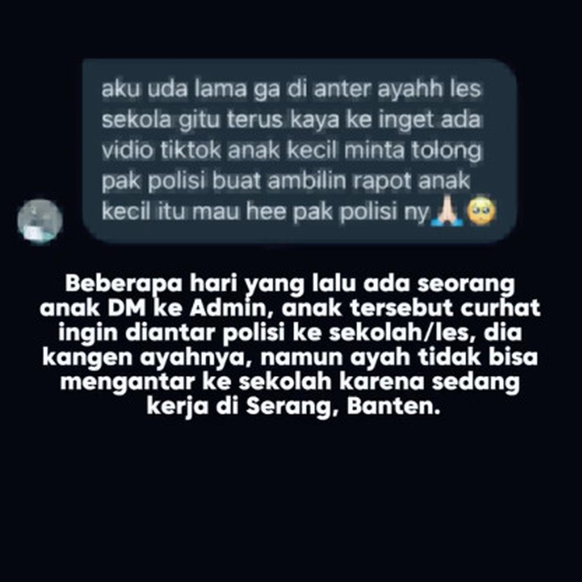 Momen Bocah Minta Tolong Antarkan Les ke Polisi, Alasannya Bikin Haru