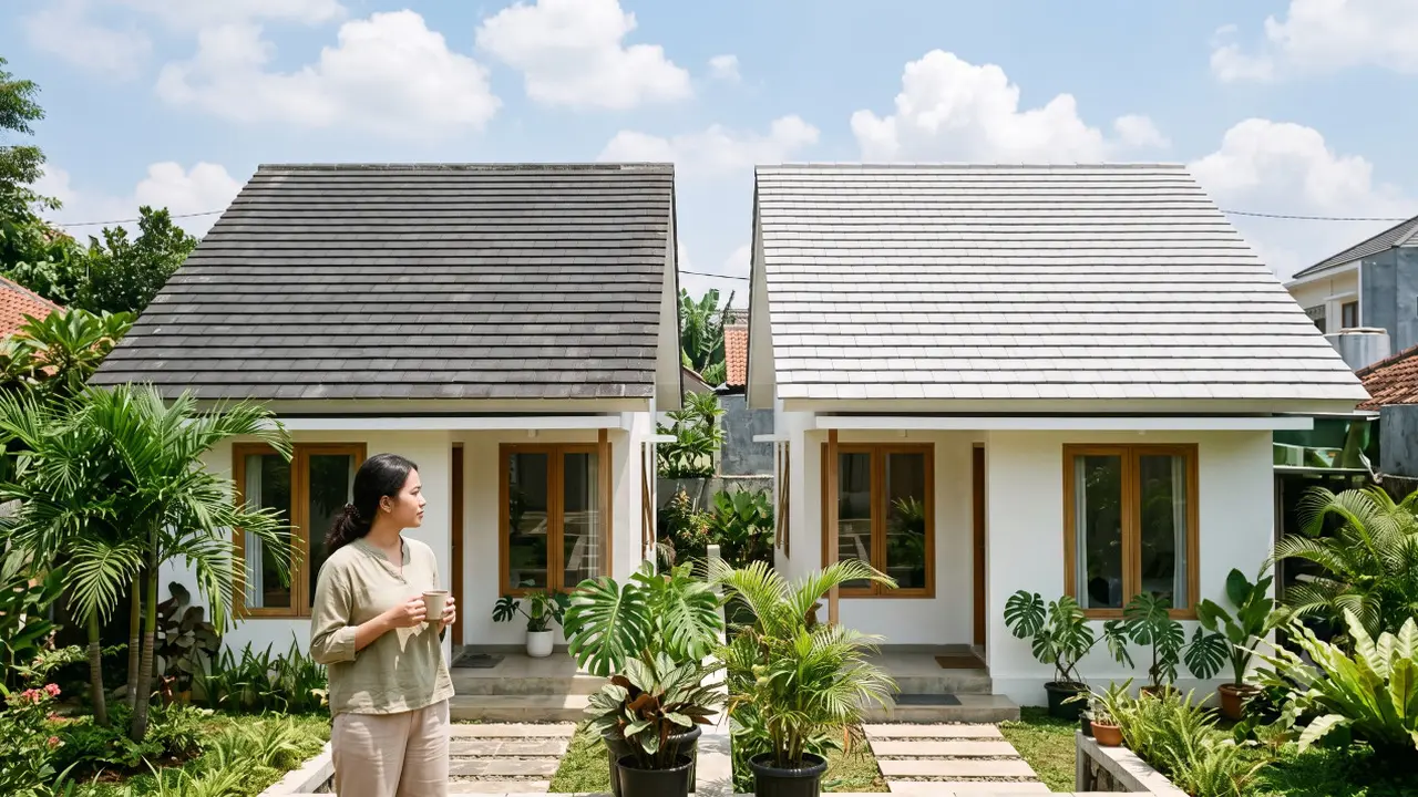 Rekomendasi Warna Atap Gelap Terang