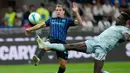 Inter Milan mengalami kekalahan yang tidak terduga pada matchday kedua Serie A 2025/2026. Nerazzurri takluk dengan skor 1-2 dari Udinese di kandang sendiri, Stadio Giuseppe Meazza. (AP Photo/Luca Bruno)