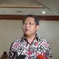 Menkomonfo Rudiantara di Ruang Rapat Komisi I DPR RI, Jakarta, Senin (19/3/2018). Liputan6.com/Agustin Setyo Wardani