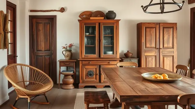desain dekor rumah rustic (ilustrasi by qwen.ai)