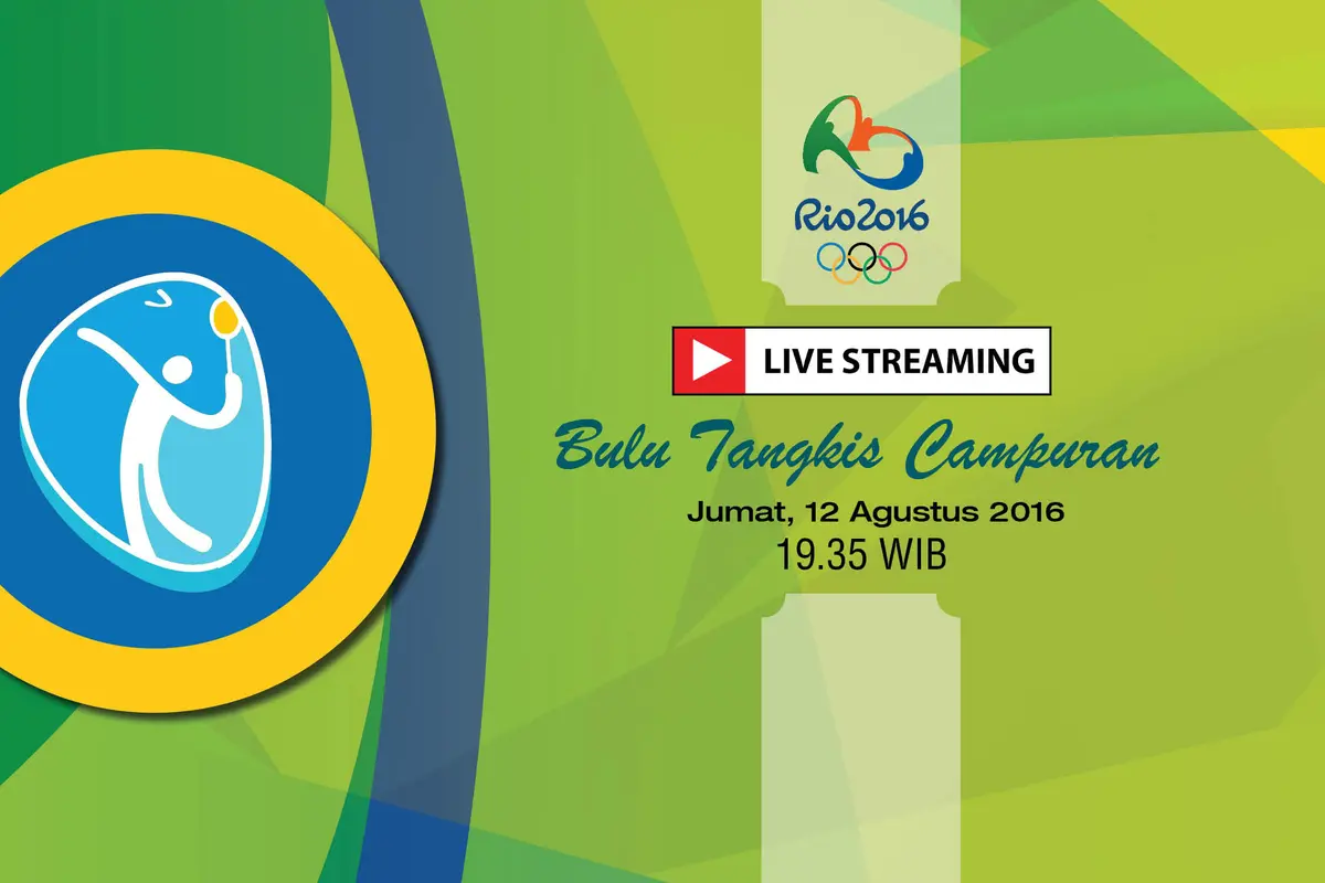 Banner Bulu Tangkis Campuran Jumat, 12 Agustus, 19.35 WIB