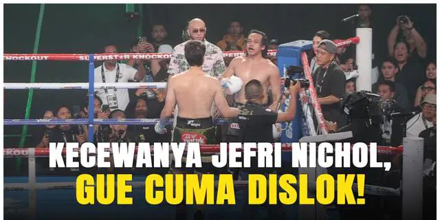 VIDEO: Belum Berantem Bro! Jefri Nichol Protes Keputusan TKO Lawan El Rumi