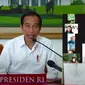 Presiden Jokowi bertemu dengan siswa SDN Sudimara, Banyumas, Jawa Tengah dalam rangka peringatan Hari Anak Nasional 2021. (Istimewa)