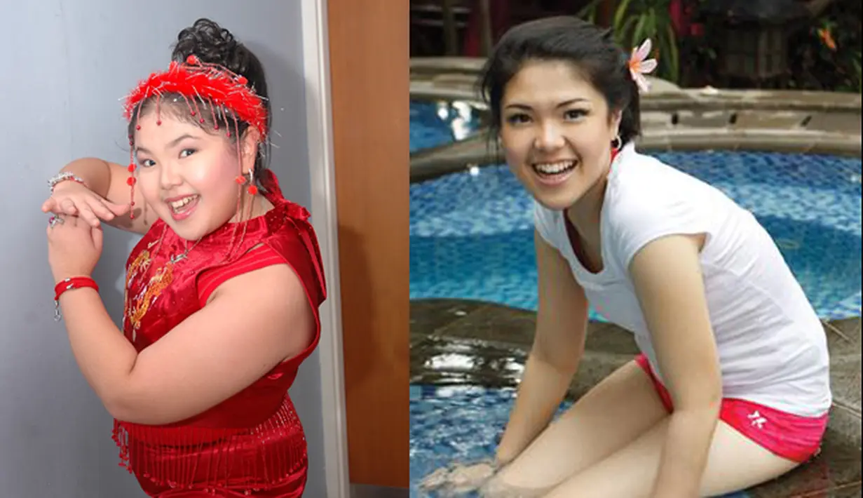 Tina Toon yang terkenal berkat lagu berjudul 'Bolo Bolo' berubah drastis menjadi gadis remaja yang seksi. (Istimewa)