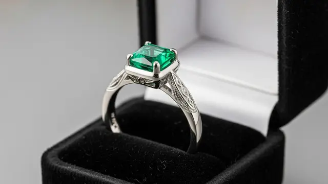 Cincin Batu Permata Berwarna/ Ilustrasi AI